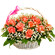 букет розовых роз с гипсофилой. Бишкек
