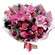 букет из роз и тюльпанов с лилией. Бишкек